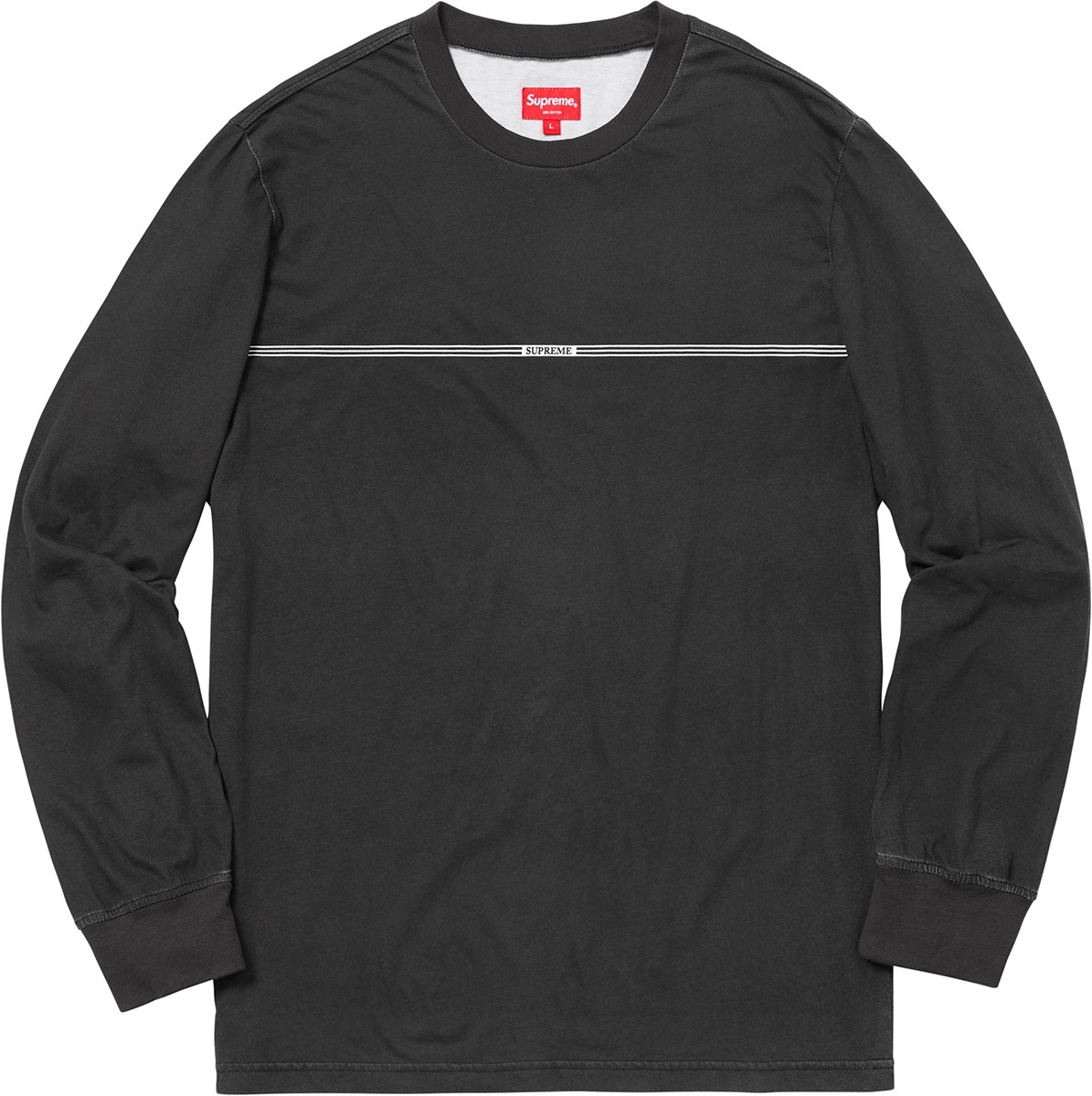 Printed Stripe L/S Top view 2